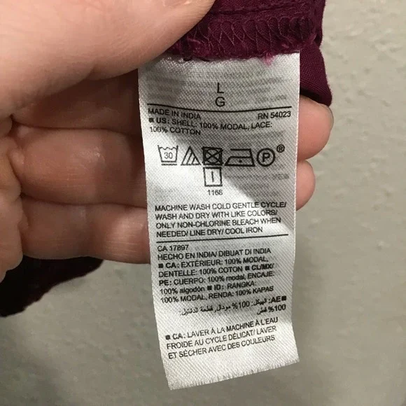 Old Navy Floral Boho Peasant Blouse L Ruffle Neck Bell Sleeves Ladder Lace Top - Picture 4 of 6